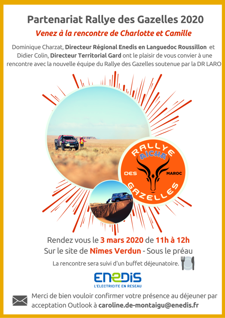 Invitation Rallye Aicha des Gazelles V3